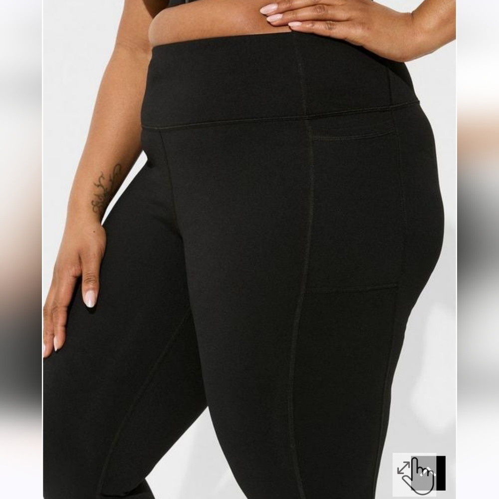 Torrid, Performance Core Crop Active Legging With… - image 3